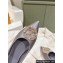Louis Vuitton LV Night Met Flat Ballerinas in Satin Gray 2024