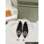 Louis Vuitton LV Night Met Flat Ballerinas in Satin Black 2024
