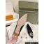 Louis Vuitton LV Night Met Flat Ballerinas in Satin Black 2024