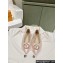 Louis Vuitton LV Night Met Flat Ballerinas in Satin Pink 2024