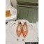Louis Vuitton LV Night Met Flat Ballerinas in Satin Orange 2024