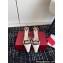 Roger Vivier Heel 5.5cm Mini Buckle Slingback Pumps in Patent Leather White/Black 2024