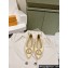 Louis Vuitton LV Night Met Flat Ballerinas in Satin Yellow 2024
