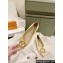 Louis Vuitton LV Night Met Flat Ballerinas in Satin Yellow 2024