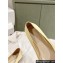 Louis Vuitton LV Night Met Flat Ballerinas in Satin Yellow 2024