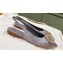 Louis Vuitton LV Night Met Slingback Ballerinas in Satin Gray 2024