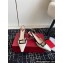 Roger Vivier Heel 5.5cm Mini Buckle Slingback Pumps in Patent Leather White/Black 2024