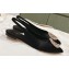 Louis Vuitton LV Night Met Slingback Ballerinas in Satin Black 2024