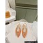 Louis Vuitton LV Night Met Slingback Ballerinas in Satin Orange 2024