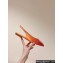 Louis Vuitton LV Night Met Slingback Ballerinas in Satin Orange 2024