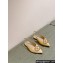 Louis Vuitton LV Night Met Slingback Ballerinas in Satin Yellow 2024