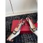 Roger Vivier Heel 5.5cm Mini Buckle Slingback Pumps in Patent Leather White/Black 2024