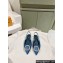 Louis Vuitton LV Night Met Slingback Ballerinas in Satin Blue 2024