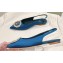 Louis Vuitton LV Night Met Slingback Ballerinas in Satin Blue 2024