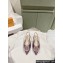 Louis Vuitton LV Night Met Slingback Ballerinas in Satin Purple 2024