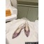 Louis Vuitton LV Night Met Slingback Ballerinas in Satin Purple 2024