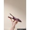 Louis Vuitton LV Night Met Slingback Ballerinas in Satin Purple 2024
