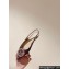 Louis Vuitton LV Night Met Slingback Ballerinas in Satin Purple 2024