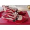 Roger Vivier Heel 5.5cm Virgule Flower Slingback Pumps in Patent Leather Red 2024