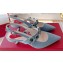 Roger Vivier Heel 5.5cm Virgule Flower Slingback Pumps in Denim Blue 2024