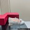 Roger Vivier Heel 3cm Trés Vivier Strass Buckle Mini Babies Ballerinas in Glitter Silver 2024
