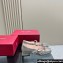 Roger Vivier Heel 3cm Trés Vivier Strass Buckle Mini Babies Ballerinas in Glitter Gray 2024