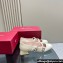Roger Vivier Heel 3cm Trés Vivier Strass Buckle Mini Babies Ballerinas in Patent Leather White 2024