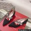 Roger Vivier Heel 4.5cm Bouquet Flower Babies Pumps in Satin Black 2024