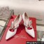 Roger Vivier Heel 8.5cm Bouquet Flower Babies Pumps in Fabric Piping 2024