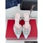 Roger Vivier Heel 8.5cm Bouquet Strass Buckle Sandals in Satin Gray 2024