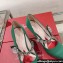 Roger Vivier Heel 8.5cm Bouquet Flower Babies Pumps in Satin Green 2024