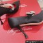 Roger Vivier Heel 8.5cm Bouquet Flower Babies Pumps in Satin Black 2024