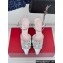 Roger Vivier Heel 8.5cm Bouquet Strass Buckle Sandals in Patent Leather Silver 2024