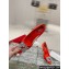 Roger Vivier Heel 8.5cm RV Bouquet Strass Buckle Pumps in Satin Red 2024