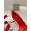 Roger Vivier Heel 8.5cm RV Bouquet Strass Buckle Pumps in Satin Red 2024