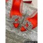 Roger Vivier Heel 8.5cm RV Bouquet Strass Buckle Pumps in Satin Red 2024