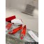 Roger Vivier Heel 4.5cm RV Bouquet Strass Buckle Pumps in Satin Red 2024