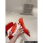 Roger Vivier Heel 4.5cm RV Bouquet Strass Buckle Pumps in Satin Red 2024