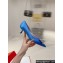 Roger Vivier Heel 4.5cm RV Bouquet Strass Buckle Pumps in Satin Blue 2024