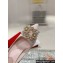 Roger Vivier Heel 8.5cm RV Bouquet Strass Pearl Buckle Pumps in Satin Nude 2024