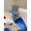 Roger Vivier Heel 8.5cm RV Bouquet Strass Buckle Pumps in Satin Blue 2024