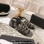 Chanel Lambskin CC Logo Chain Sandals Black 2024