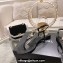 Chanel Heel 3cm Lambskin Crystal and Pearl Thong Sandals Black 2024
