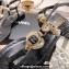 Chanel Heel 3cm Lambskin Crystal and Pearl Thong Sandals Black 2024