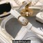 Chanel Heel 3cm Lambskin Crystal and Pearl Thong Sandals White 2024