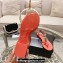 Chanel Heel 3cm Lambskin Crystal and Pearl Thong Sandals Pink 2024