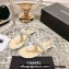 Chanel Heel 3cm Lambskin CC Logo and Pearl Thong Sandals White 2024