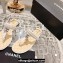 Chanel Heel 3cm Lambskin CC Logo and Pearl Thong Sandals White 2024