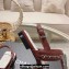 Chanel Lambskin CC Logo Chain Thong Sandals Brown 2024