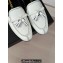 Chanel Calfskin Moccasins with Fringe White 2024